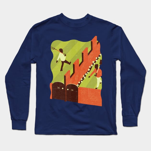 CSMA rival neighbours Long Sleeve T-Shirt by Neil Webb | Illustrator